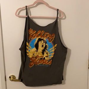 Rolling Stones t-shirt made into tank